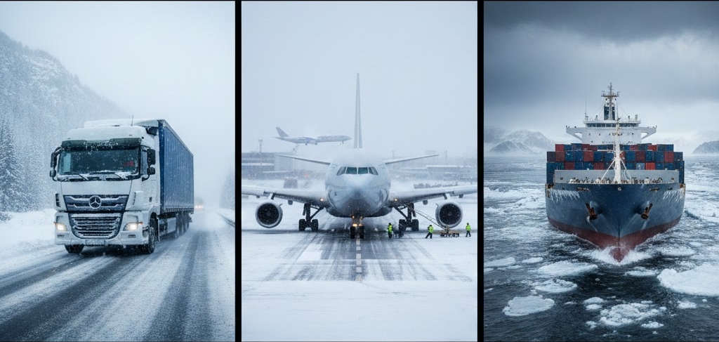 Téli szállítmányozás és fuvarozás